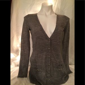 White House | Black Market gray cardigan Size XS